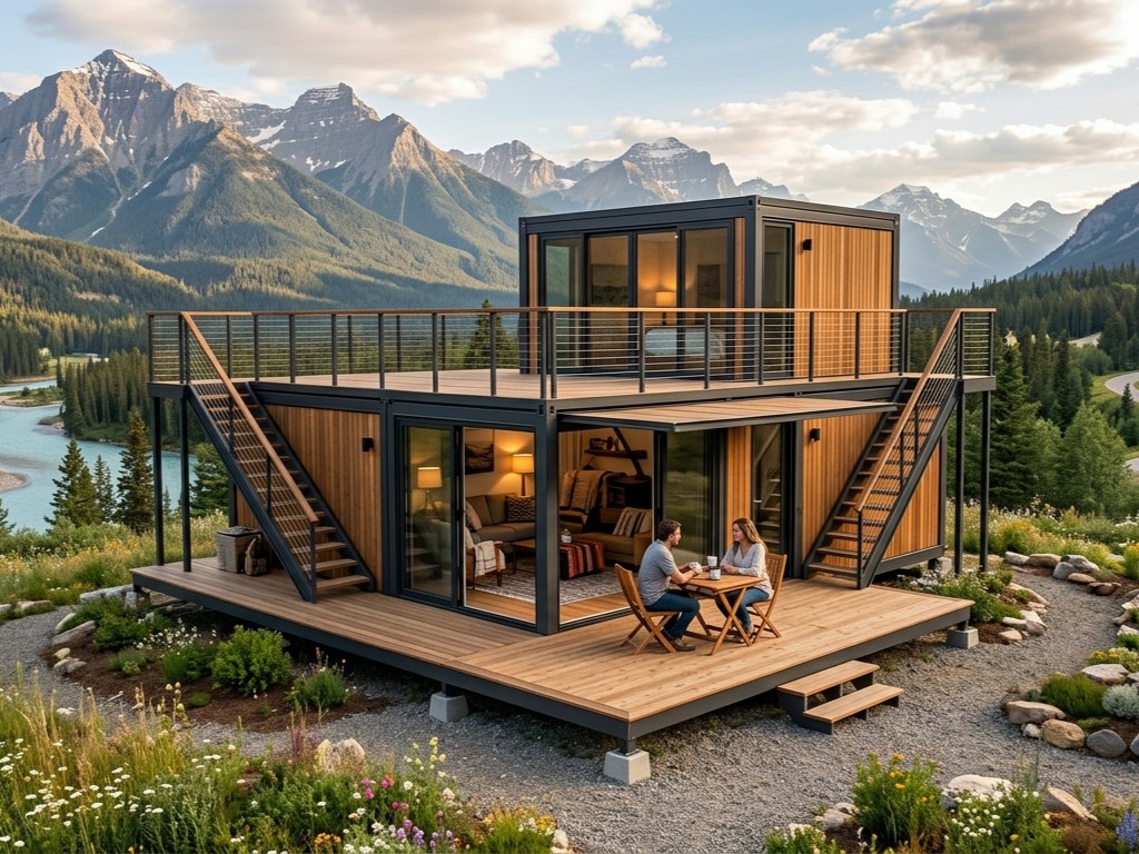 Eco Friendly Prefab House with - Sustainable Living Officer บทวิจารณ์และราคา