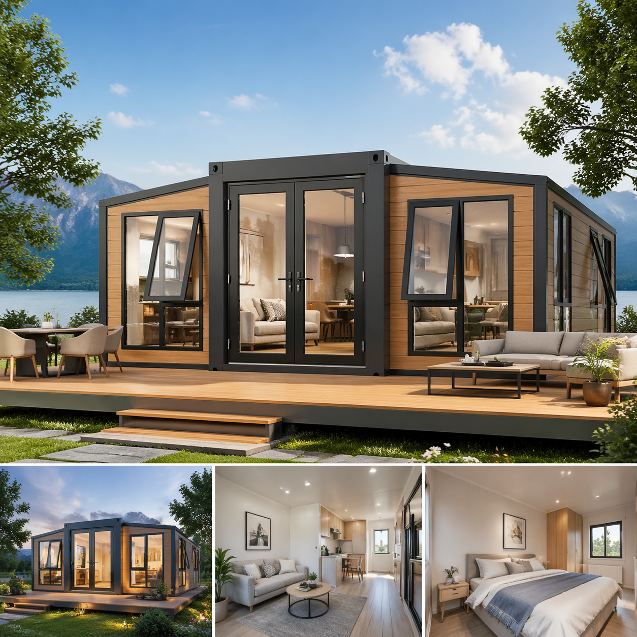 Eco Friendly Prefab House with - Sustainable Living Officer บทวิจารณ์และราคา